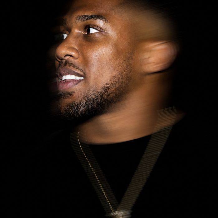 Motion-blur portrait of an athlete