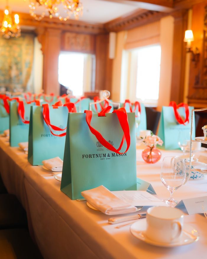 Event photography — branded gifting at a private London dinner